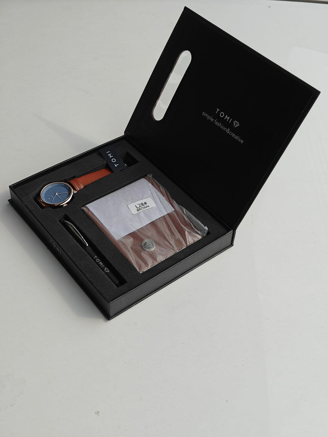 T... Premium Gift Set - Watch, Wallet & Pen Combo for Men
